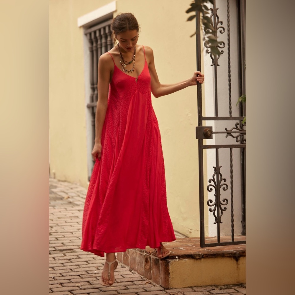 Free People Trail of Flowers Maxi Dress